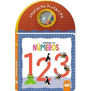 Livro Brinquedo Ilustrado Chocalho Divertido Numeros