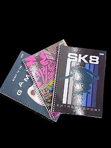 Caderno UNIV.1X1 80FLS 200MM X 275MM Jandaia CD Diverso