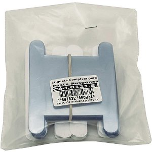 Visor para Pasta Suspensa Etiqueta Branca C/50UN.