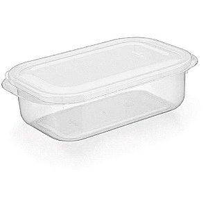 Pote Plastico Retangular ALTO Pequeno 1,5L.