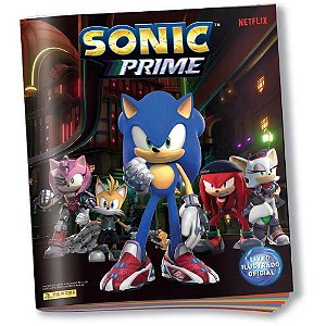 Album de Figurinhas Sonic Prime (netflix) Brochura