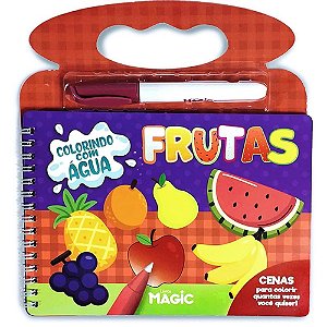 Livro Aquabook Frutas 5PGS 20X21CM Magic KIDS