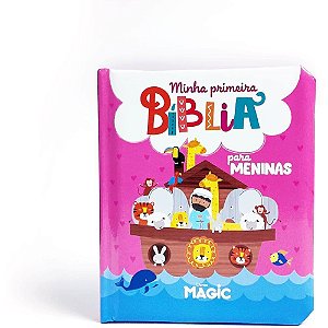 Livro Infantil Ilustrado Minha Primeira Biblia Menina