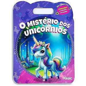 Livro Infantil Ilustrado Misterio dos Unicornios Biling