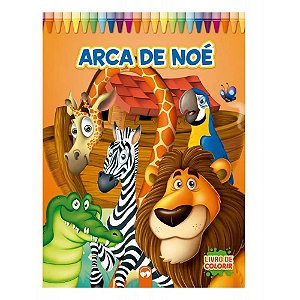 Livro Infantil Colorir Gigante a ARCA Noe 10PG 27X36C