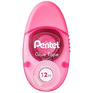 Cola em Fita Glue Tape 6MMX12M Rosa
