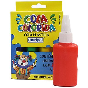 Cola Colorida 04 Cores Sortidas 25G Estojo