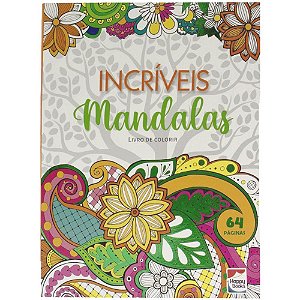Livro de Colorir Mandalas Magicas 21,5X28 64PG