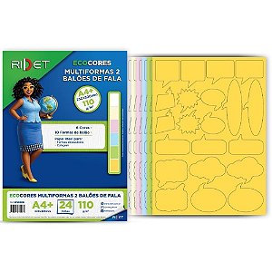 Bloco para Educacao Artistica Multiformas 2BALOE.A4 110G 24F Pacote