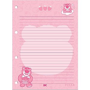 Bloco para Fichario Universit. Lotso Folhas Decoradas 96F