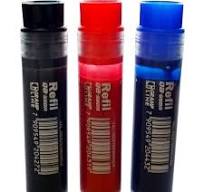 Tinta Marcador Quadro Branco Reabastecedor QB-550R 5,5ML AZ UNID