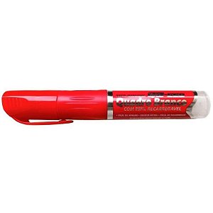 Pincel Quadro Branco QB550 Recarregavel Vermelho UNID GRAMP Line