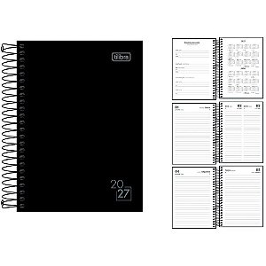 Agenda 2026 Spice Preta CD ESP 160F110X154 PCT.C/04