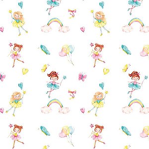 Plastico Adesivo 45CMX10M Fadinha 0,80 Rolo