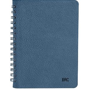 Caderno A5 Azul Espiral SMART PP 80F.