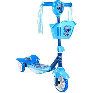 Patinete STITCH C/LUZ/SOM/CESTINHA - BBR