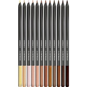 Lapis de COR Carbon Line 12 Cores TONS de Pele - Leonora