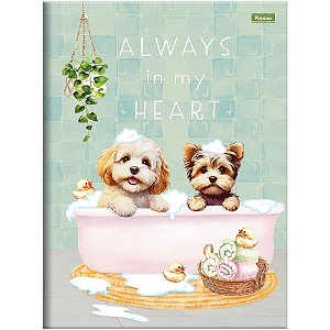 Caderno Brochurao Capa Dura Furfriends 80F PCT.C/05