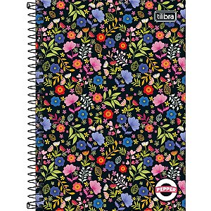 Caderneta Espiral Capa Dura Pepper 1/8 80FLS.