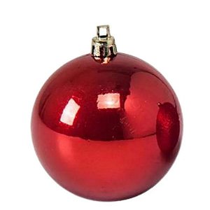 Artigo para Decoracao Natal Bola 15CM UNID - VERM