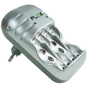 Carregador de Pilhas Bivolt P/4 Pilhas AA-AAA/GV 2900MAH