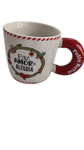Caneca Natalina Porcelana 300ML - WINCY