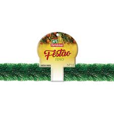 Festao de Natal Verde Decor, Arvore de Natal 2METROS X 8CM Diam.
