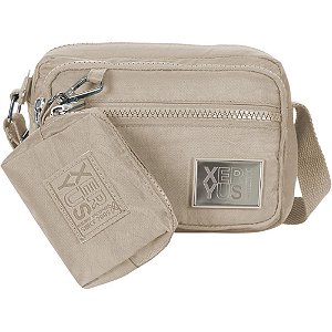 Bolsa Feminina BG TRENDY 01 Bege Lateral