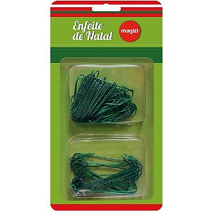 Artigo para Decoracao Natal Gancho P/ENFEITES C/100UNID. Blister