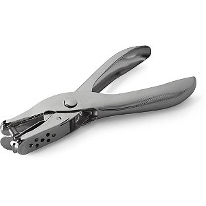 Perfurador de Papel 1 Furo Metal 6MM P/8FLS.