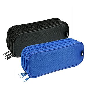 Estojo Triplo Tecido Basic Sortido