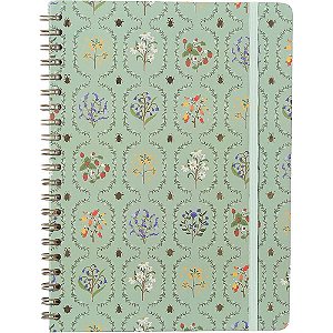Caderno 01X1 Cp.dura Colegial Jardim Verde 80F