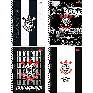 Caderno 01X1 Capa Dura Corinthians 80FLS PCT.C/05