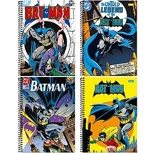 Caderno 10X1 Capa Dura Batman FIT 160FLS PCT.C/04