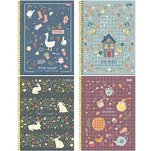 Caderno 10X1 Capa Dura MILLY 160F PCT.C/04