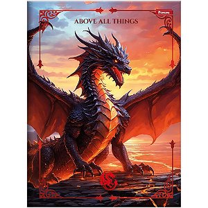 Caderno Brochura 1/4 Capa Dura Drakos 80FLS PCT.C/05