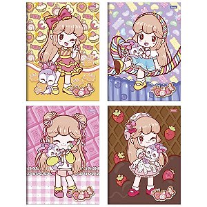 Caderno Brochurao Capa Dura DOLL 80FLS PCT.C/05