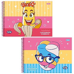 Caderno Desenho UNIV Capa Dura Fini PLUS 80FLS. PCT.C/05
