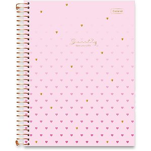 Caderno 10X1 Capa Dura Sweetly 2EM1 C/PLANNER 168FLS PCT.C/04