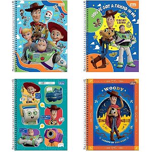 Caderno 01X1 Capa Dura TOY STORY 80FLS. PCT.C/04