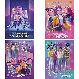 Caderno Brochurao Capa Dura Guerreiras do K-POP 80FLS PCT.C/05