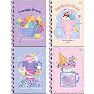 Caderno 01X1 Capa Dura Sugar RUSH 80F PCT.C/04