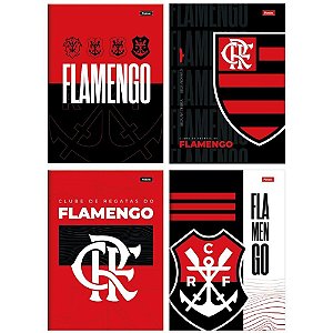 Caderno Brochura 1/4 Capa Dura Flamengo 80FLS PCT.C/05