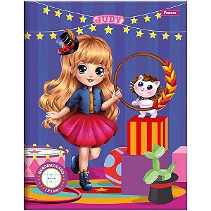 Caderno Quadriculado 1/4 JUDY 40FLS PCT.C/10