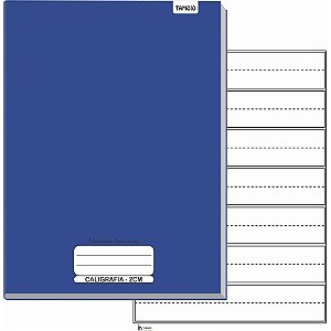 Caderno Caligrafia Capa Dura Neuro Pauta Ampliada 40F UNIV. PCT.C/05