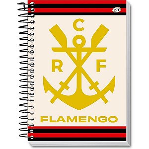 Caderno 10X1 Capa Dura Flamengo 160FLS PCT.C/04