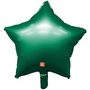 Balao Metalizado Numero 6 Prata 80CM.