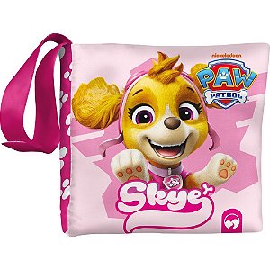 Livro Brinquedo Ilustrado Patrulha Canina SKYE de Pano