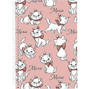 Caderno 10X1 Capa Dura Pooh e Marie 160FLS Classicos PCT.C/03