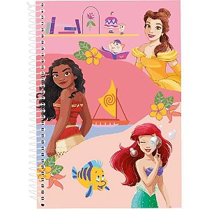 Caderno 01X1 Capa Dura Princesas 80FLS PCT.C/04